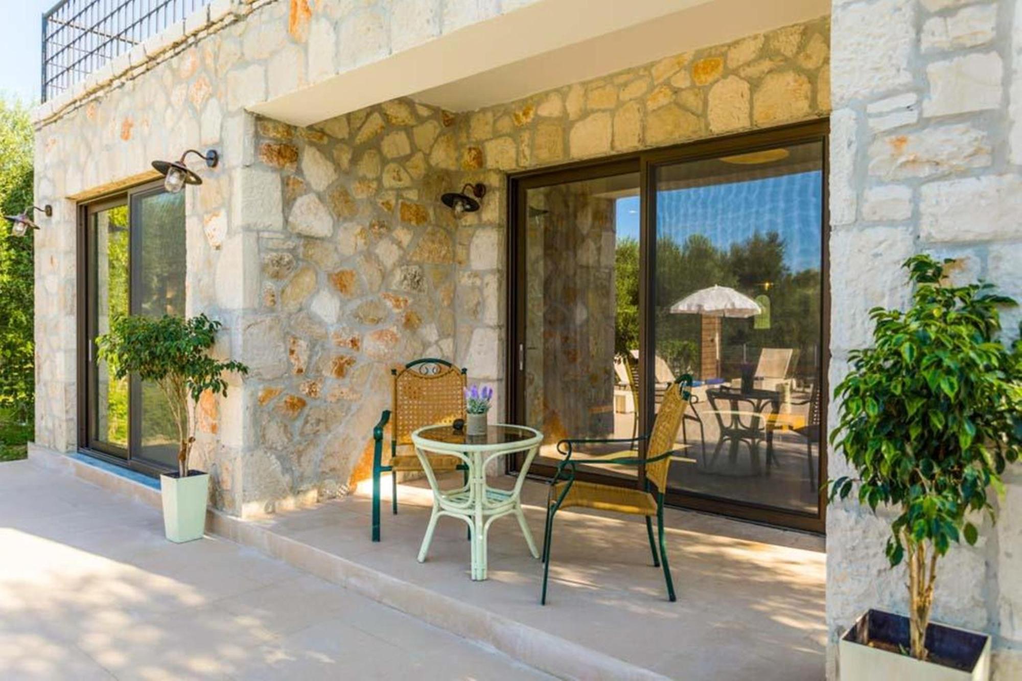 Astarte Villas - Petra Elia Private Villa With Pool Plános Extérieur photo